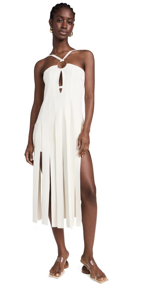 Cult Gaia Naida Knit Coverup Off White Cover