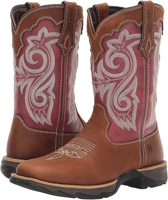 Durango Lady Rebel 10 Western (Briar Brown/Rusty Red) Cowboy Boots Cover