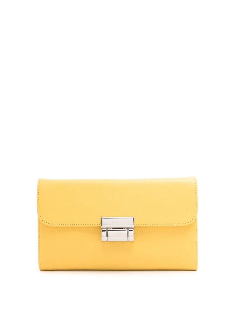 Sarah Chofakian Ella leather wallet - Yellow Cover