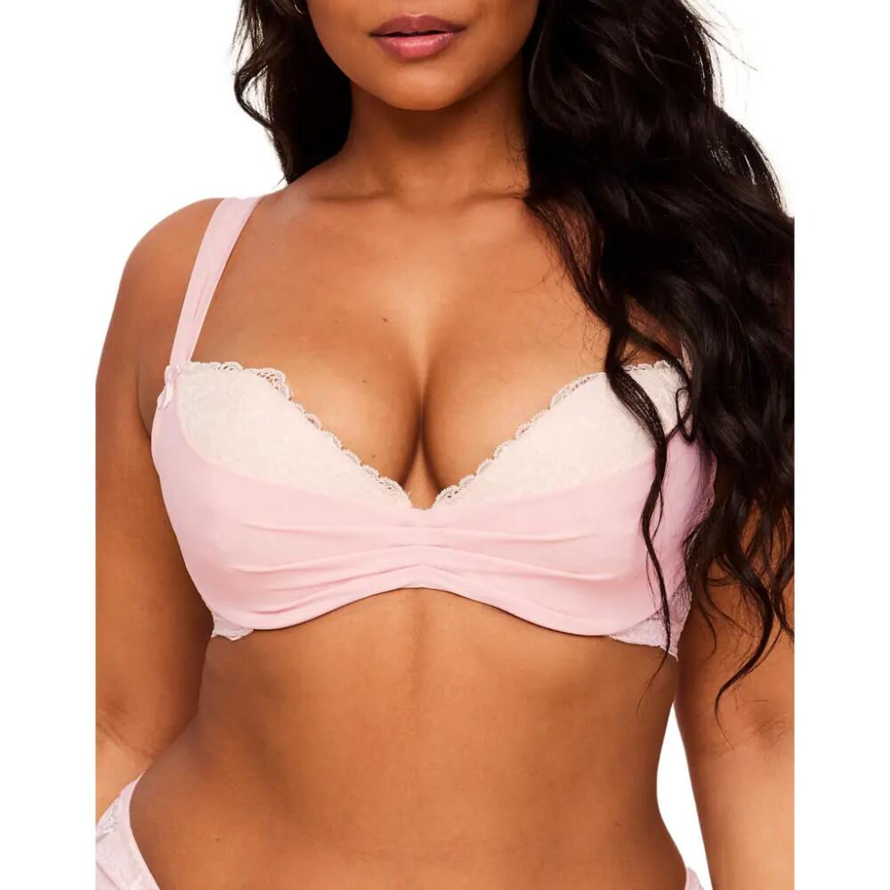 Adore Me Clairabella Contour Demi Bra in White Cover