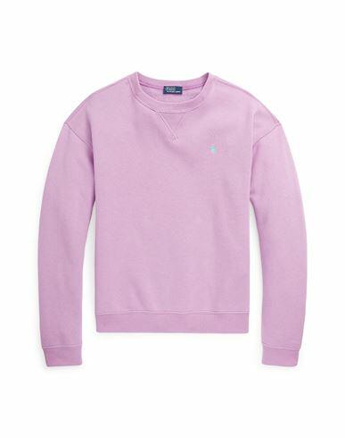 Polo Ralph Lauren Woman Sweatshirt Lilac Cotton, Polyester Cover