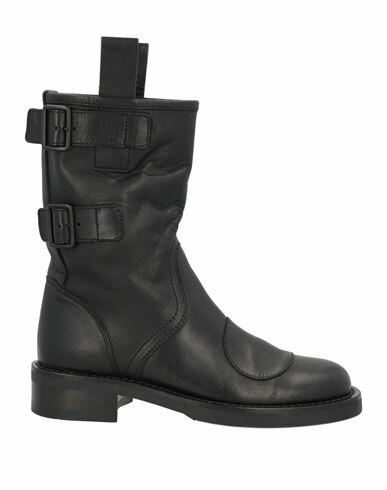 Buttero Woman Ankle boots Black Leather Cover