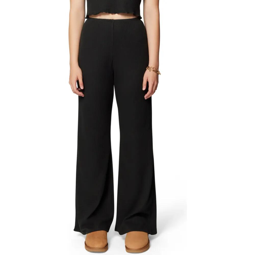 Florence by Mills Micro Thermal Wide Leg Pants in Black Cover