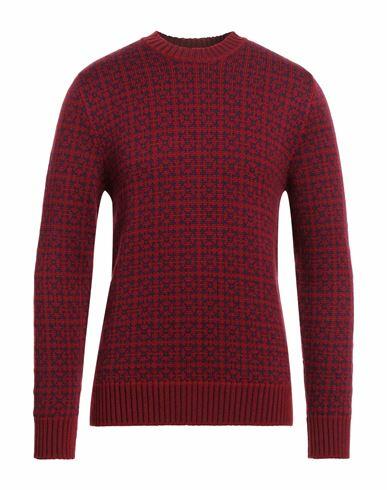 Circolo 1901 Man Sweater Brick red Virgin Wool Cover