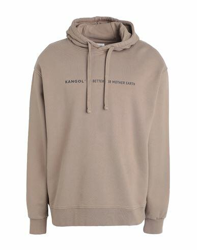 Kangol Man Sweatshirt Khaki Organic cotton Cover