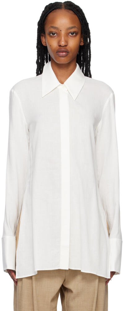 CAMILLA AND MARC Off-White Castille Shirt Cover