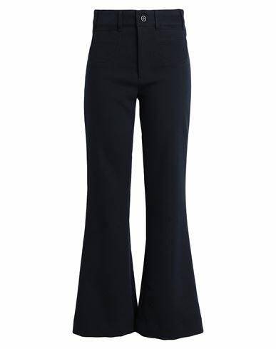 See By Chloé Woman Pants Midnight blue Cotton, Polyester, Wool, Elastane Cover