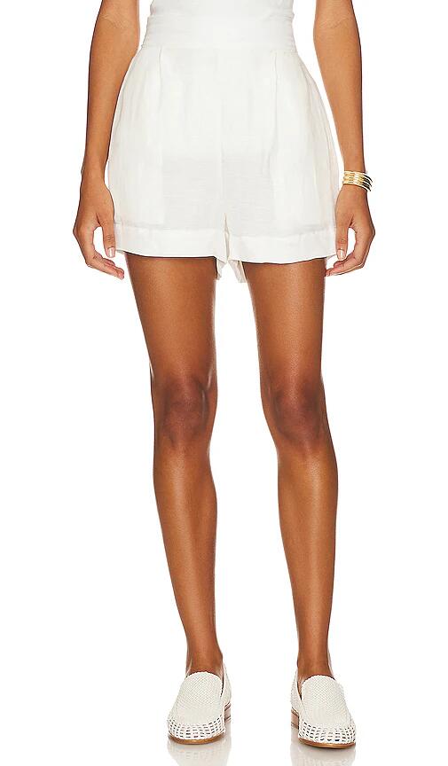 Anemos The High Waisted Short in White Cover