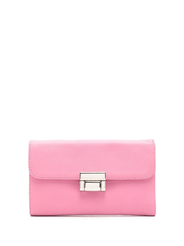 Sarah Chofakian Ella leather wallet - Pink Cover