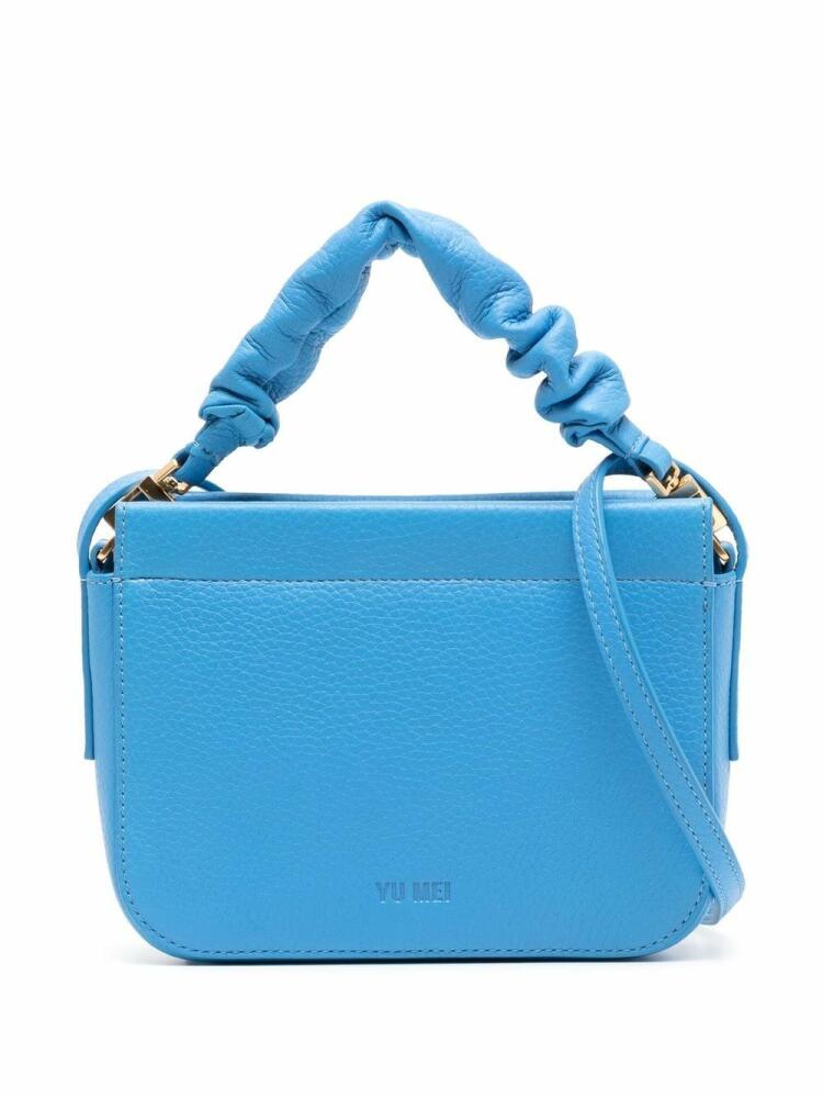 Yu Mei Scrunchie Vi deer leather bag - Blue Cover