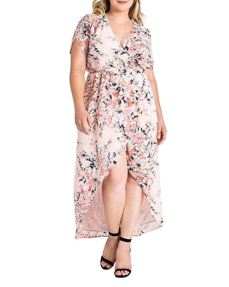 standards & practices Robin Blossom Floral Maxi Wrap Dress Cover