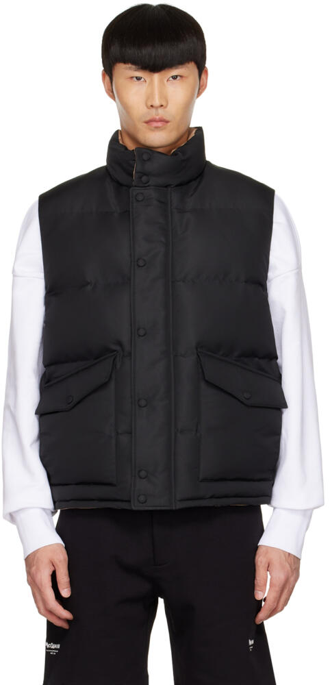 Alexander McQueen Black Polyester Vest Cover