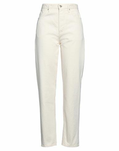 Jil Sander Woman Jeans Cream Cotton Cover