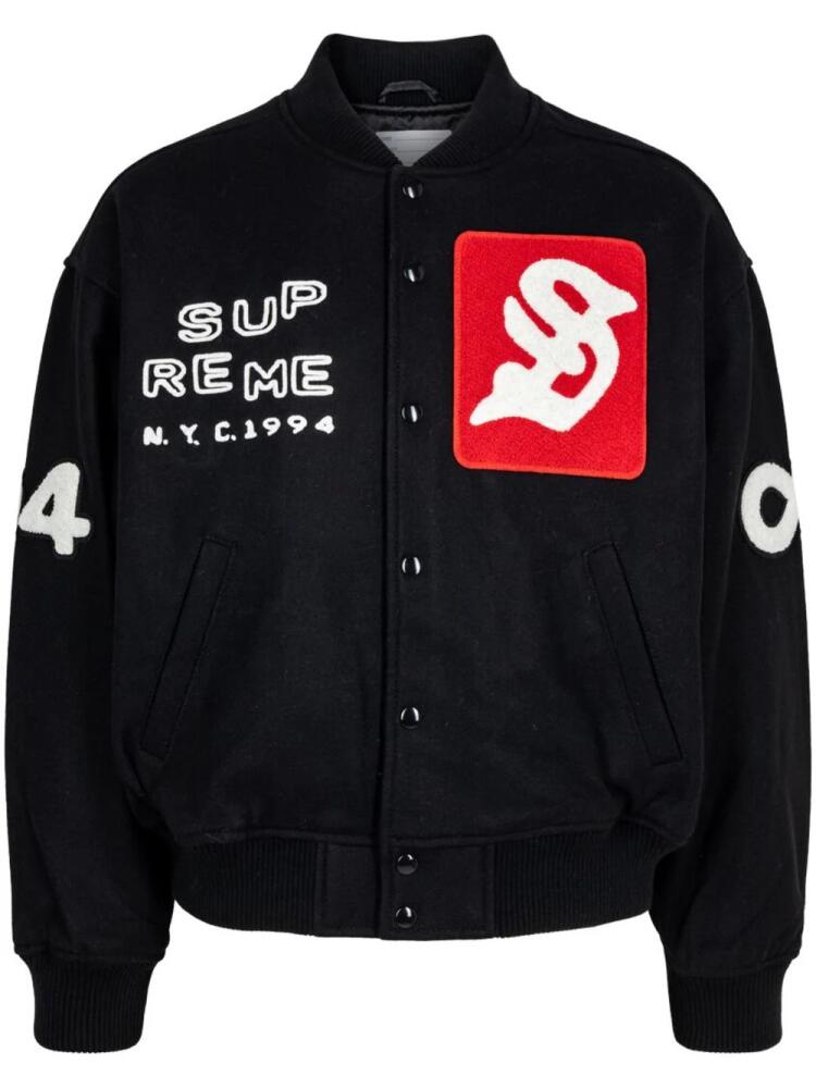 Supreme Tourist varsity "Black" jacket Cover