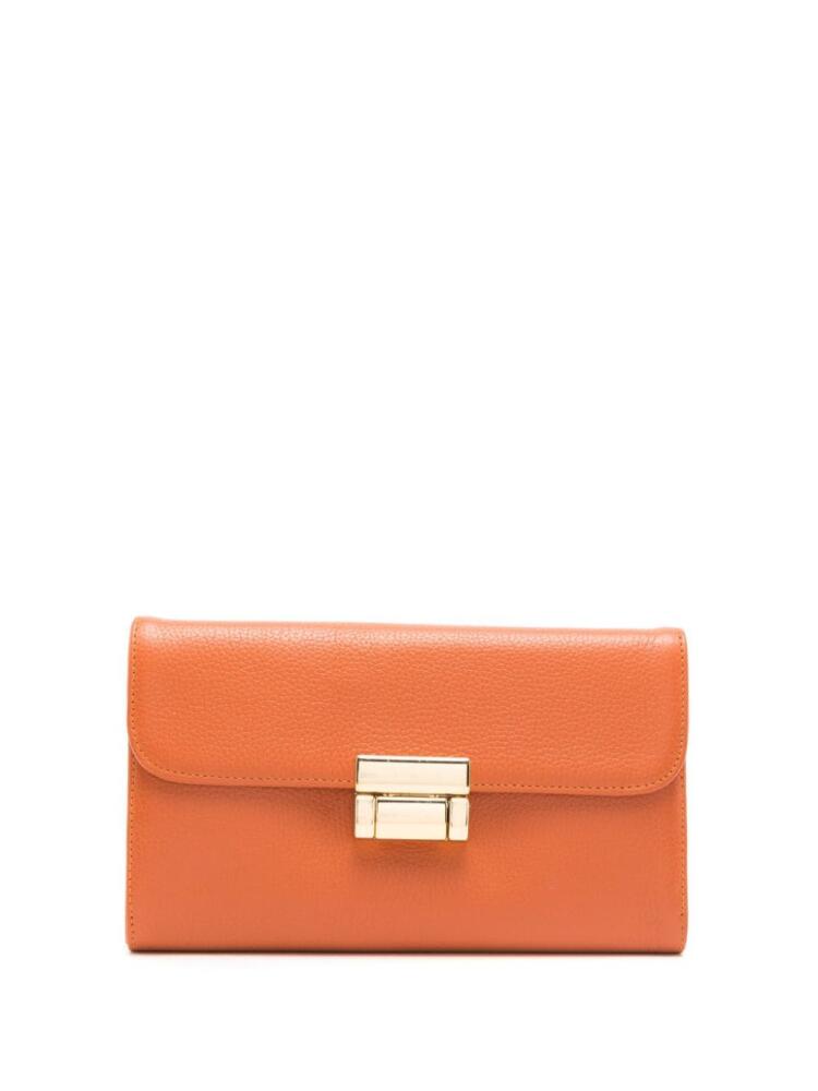 Sarah Chofakian Ella leather wallet - Orange Cover