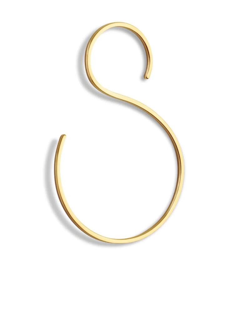 Shihara 18kt yellow gold S earring Cover