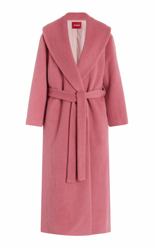 STAUD - Dakota Wool Coat - Pink Cover