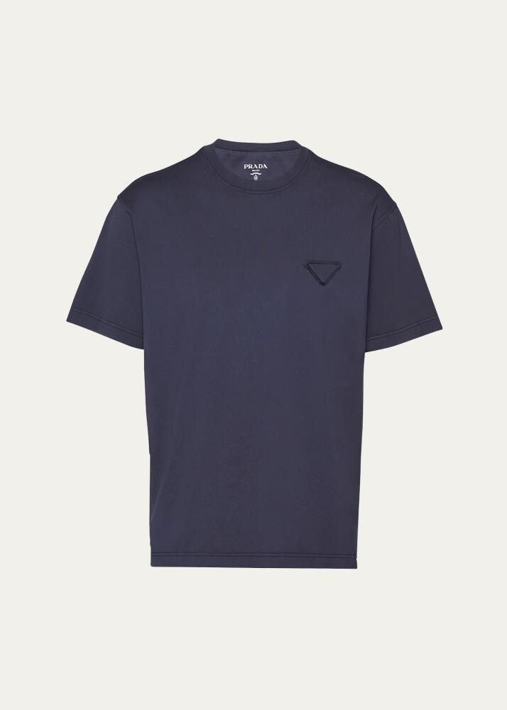 Prada Men's Jersey Conceptual Logo T-Shirt Cover