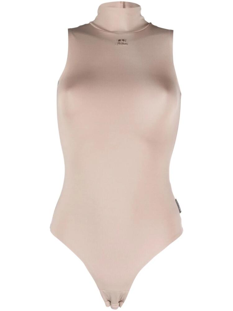 Courrèges Techno jersey bodysuit - Neutrals Cover