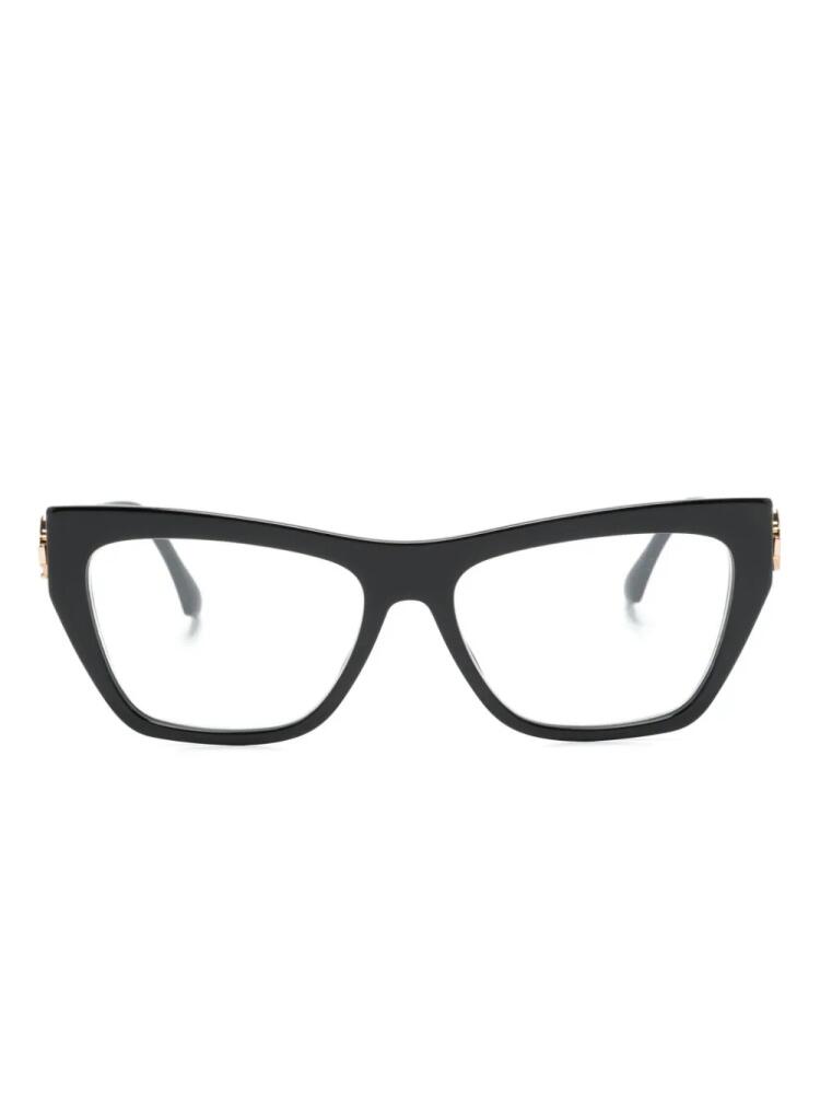 ETRO Pegaso-motif butterfly-frame glasses - Black Cover