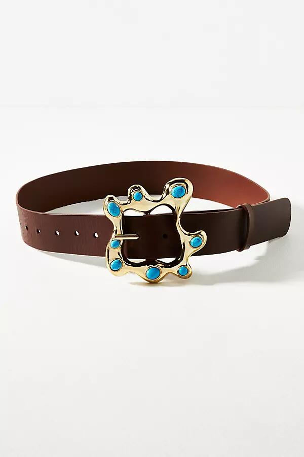 Cynthia Rowley Metal Cabochons Belt Cover