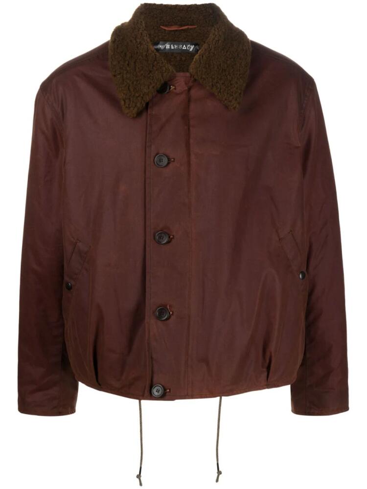 OUR LEGACY Grizzly wax-coated jacket - Brown Cover