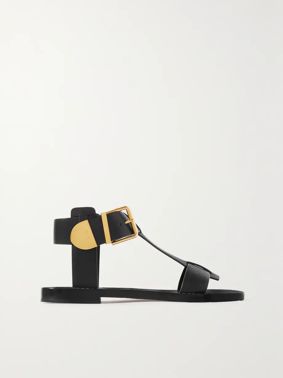 Chloé - Rebecca Leather Sandals - Black Cover