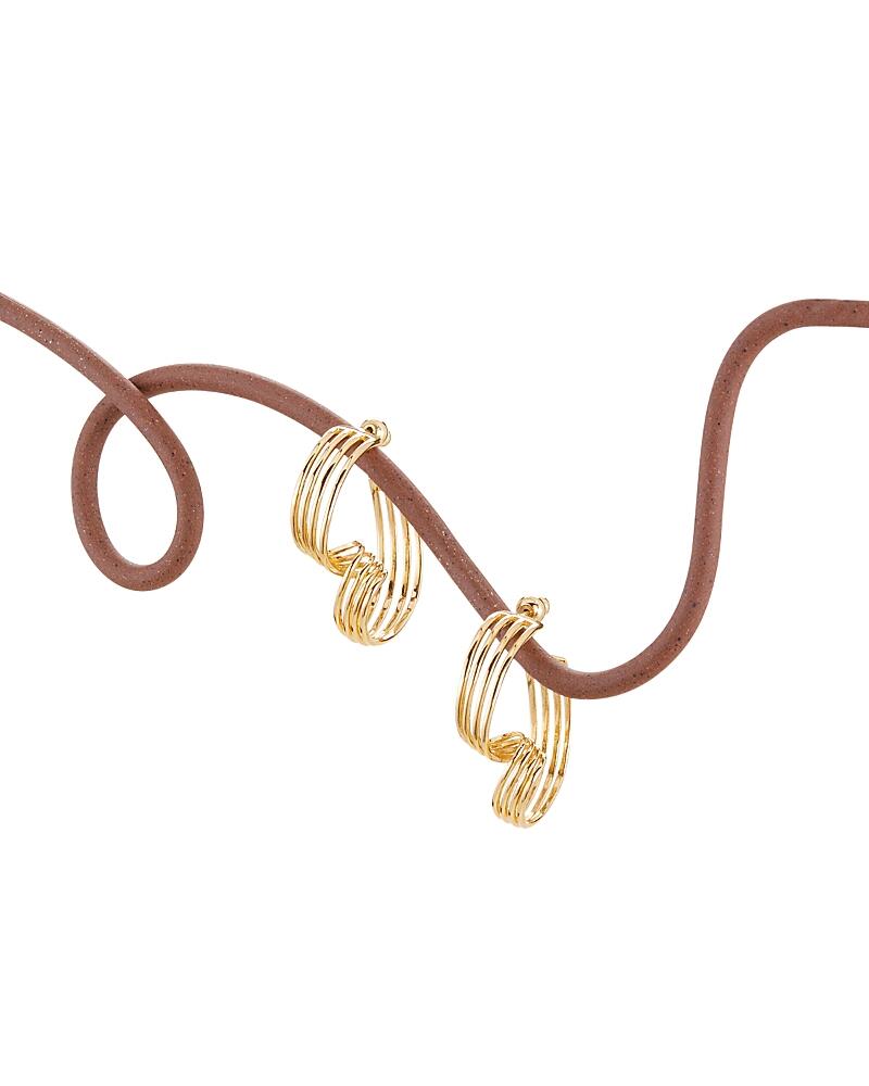 Cult Gaia Ida Wavy Hoop Earrings Cover