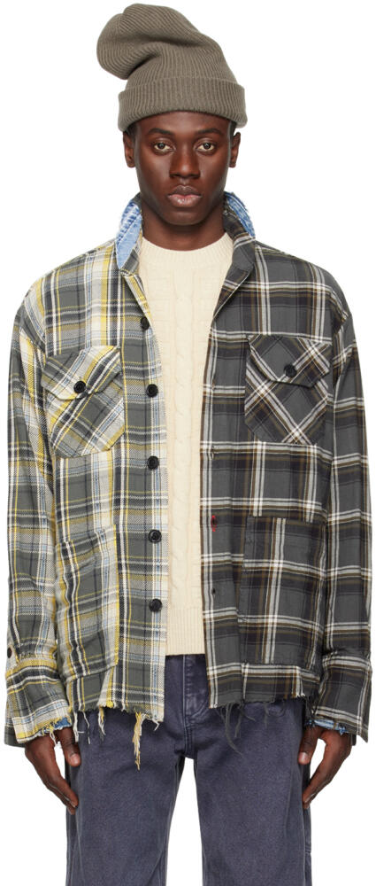 Greg Lauren Gray Boxy Shirt Cover