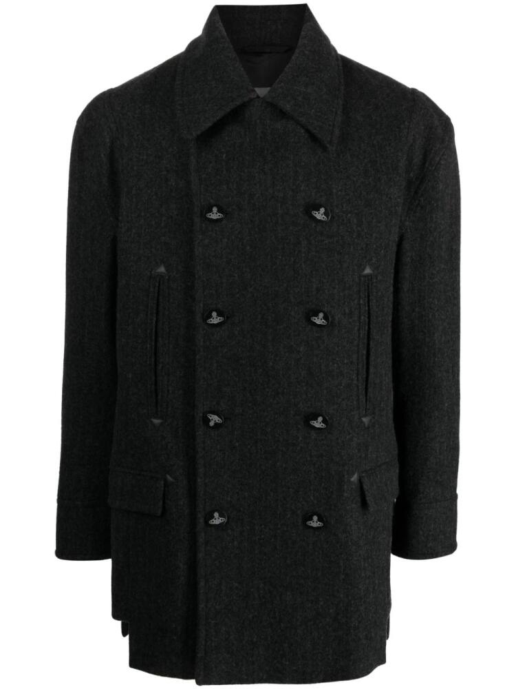 Vivienne Westwood Orb-button double-breasted peacoat - Grey Cover