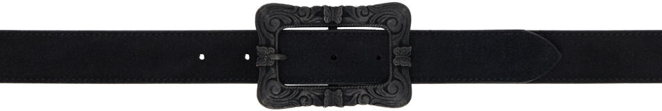 NEEDLES Black Papillon Square Buckle Belt Cover