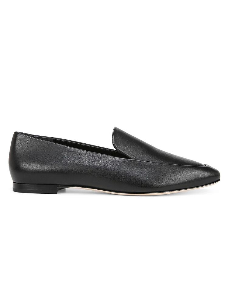 Vince Women's Brette Leather Loafers - Black Cover