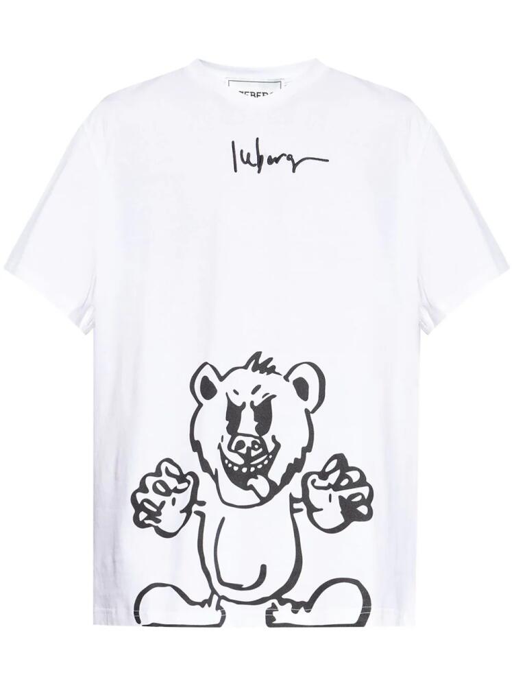 Iceberg bear print T-shirt - White Cover