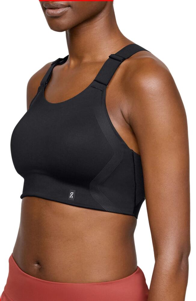 On Performance Flex Sports Bra in Black Cover