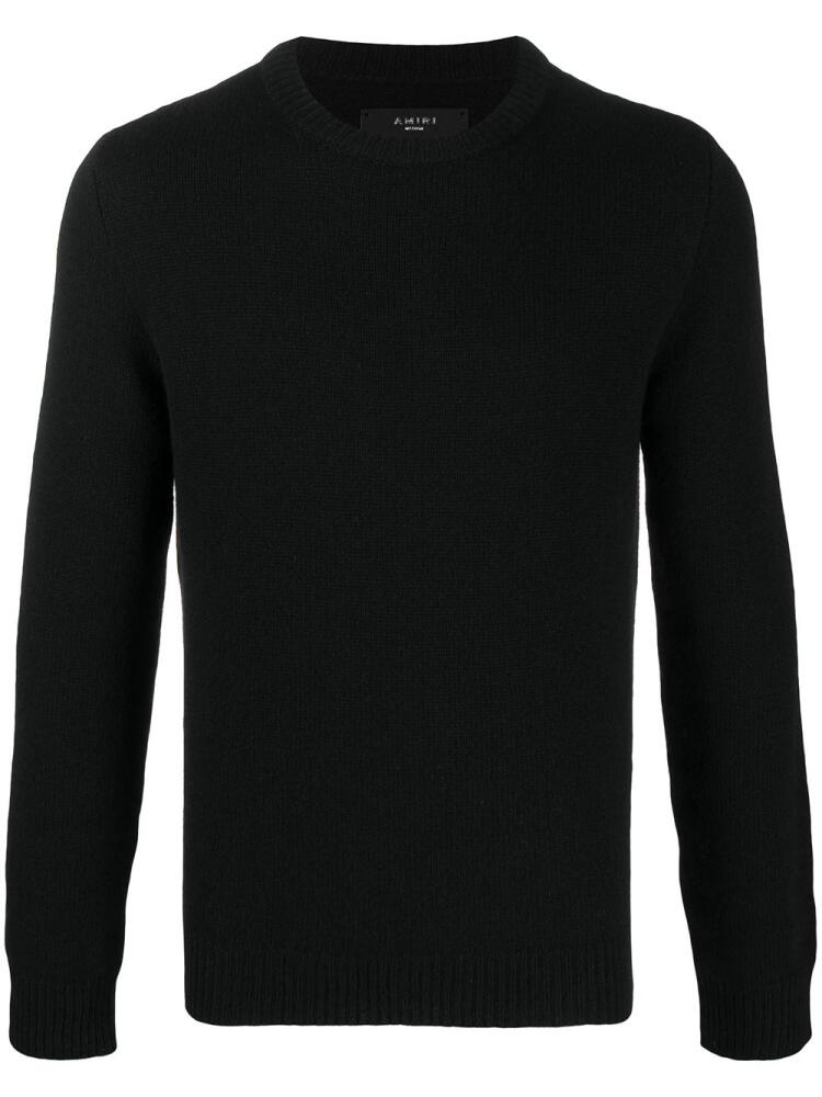 AMIRI crew-neck cashmere jumper - Black Cover