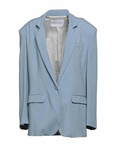 Hebe Studio Woman Blazer Sky blue Viscose Cover