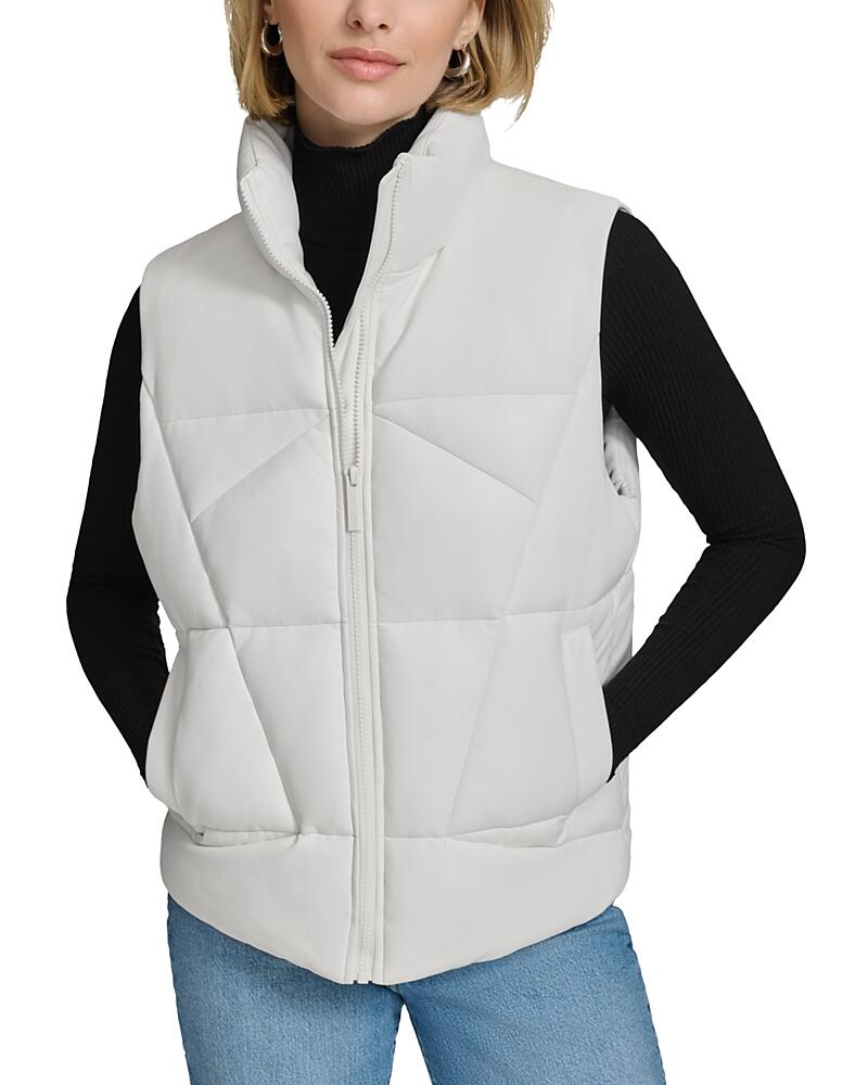 Marc New York Faux Leather Puffer Vest Cover