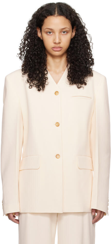 Nanushka Off-White Fem Blazer Cover