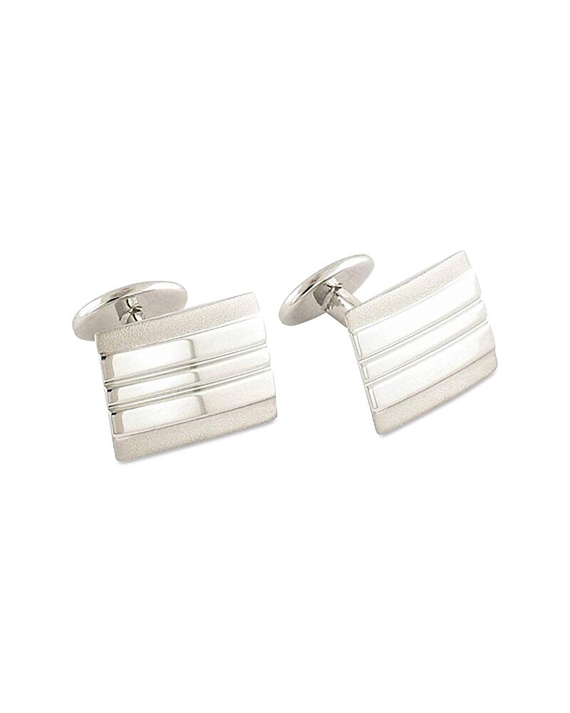 David Donahue Sterling Silver Lined Rectangular Cufflinks Cover