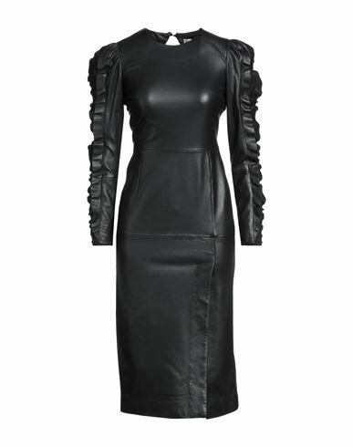 Red Valentino Woman Midi dress Black Lambskin Cover