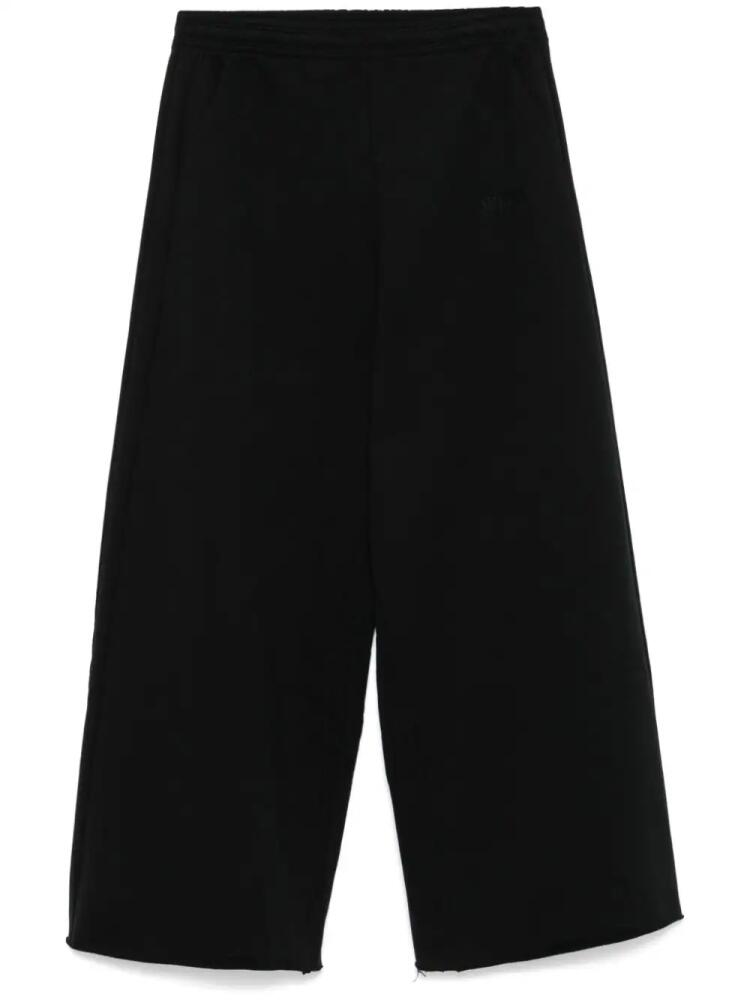 VETEMENTS wide-leg track pants - Black Cover