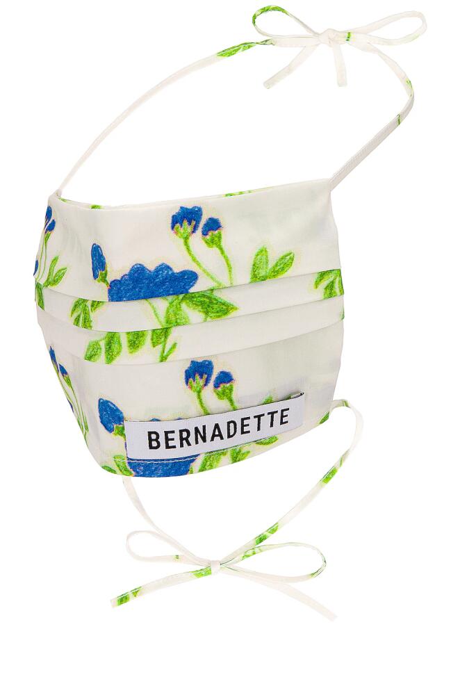 BERNADETTE Mask in Floral,White Cover