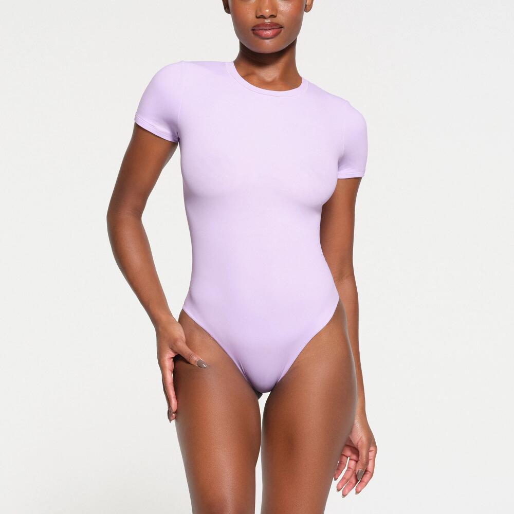 SKIMS T-Shirt Bodysuit | Purple | 4XL | Fits Everybody Cover