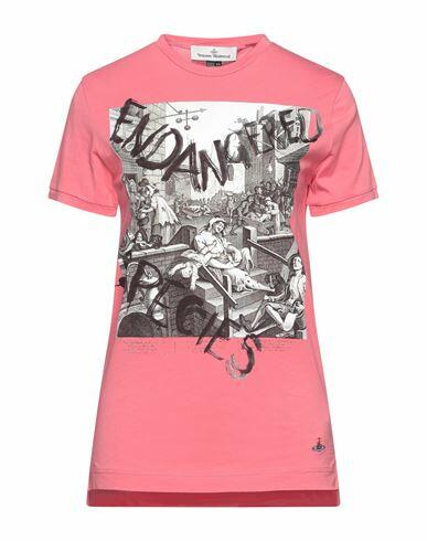 Vivienne Westwood Woman T-shirt Coral Organic cotton Cover