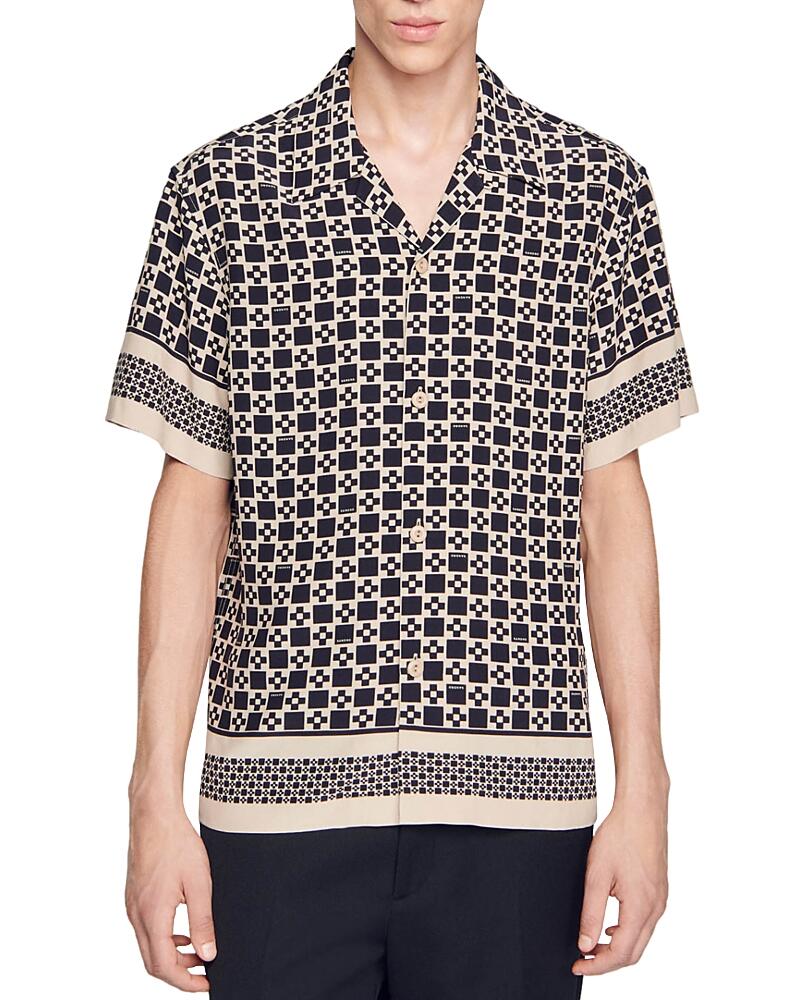 Sandro Cross Short Sleeve Shirt Cover