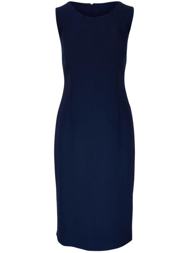 Kiton sleeveless wool midi dress - Blue Cover