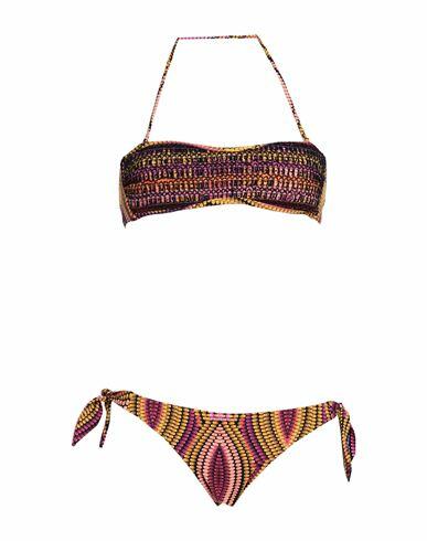 Miss Bikini Luxe Woman Bikini Ocher Polyamide, Elastic fibres Cover