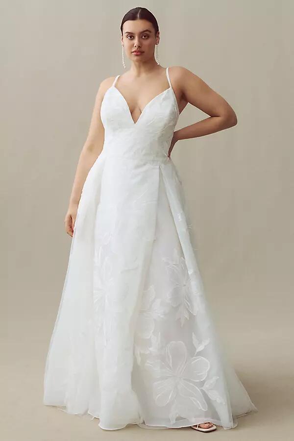 Wtoo by Watters Romy Sleeveless Corset Wedding Gown Cover