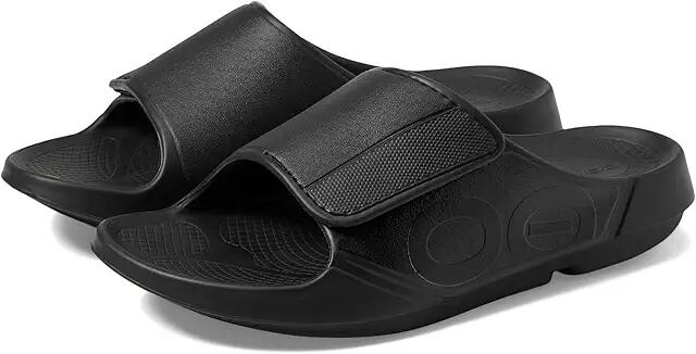 OOFOS OOahh Sport Flex (Matte Black) Running Shoes Cover