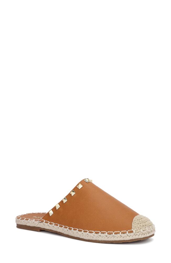 Yosi Samra Paloma Studded Espadrille Mule in Cognac Cover